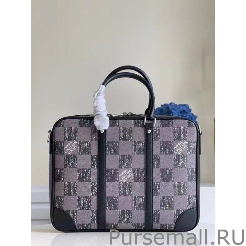 Studio Briefcase Damier Graphite Canvas N50072