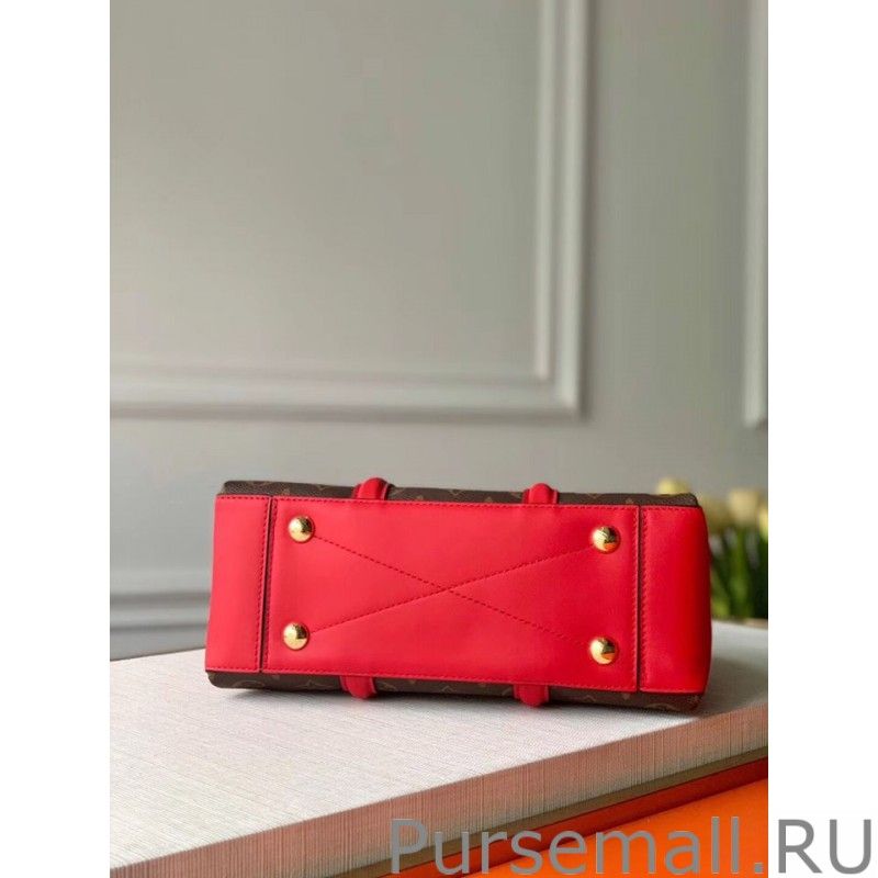 Soufflot BB Monogram Canvas M44818 Red