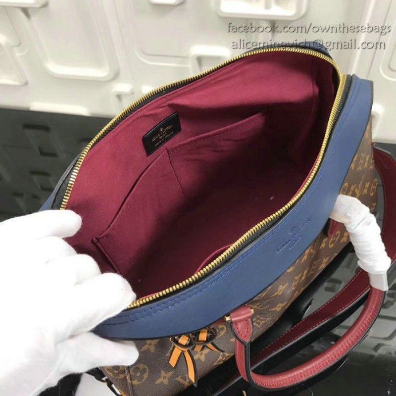 Monogram Canvas Tuileries Marine Bordeaux M43439