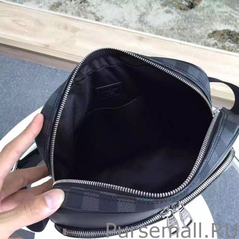 Dayton Reporter MM Damier Graphite N41409