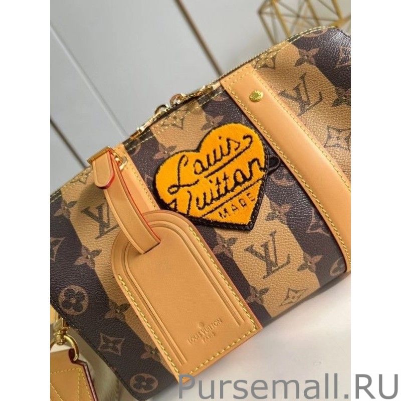 City Keepall Bag Monogram Stripes M45963