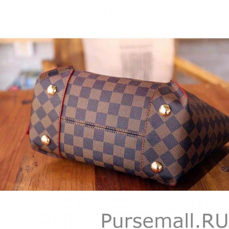Caissa Tote PM Damier Ebene Canvas N41551