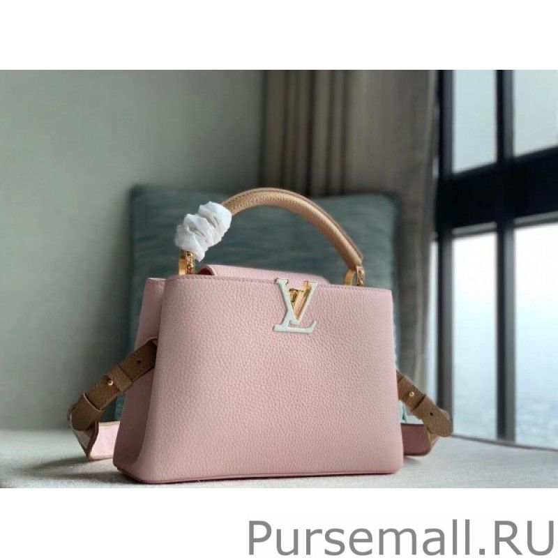 Capucines BB Bag In Pink Leather M59061