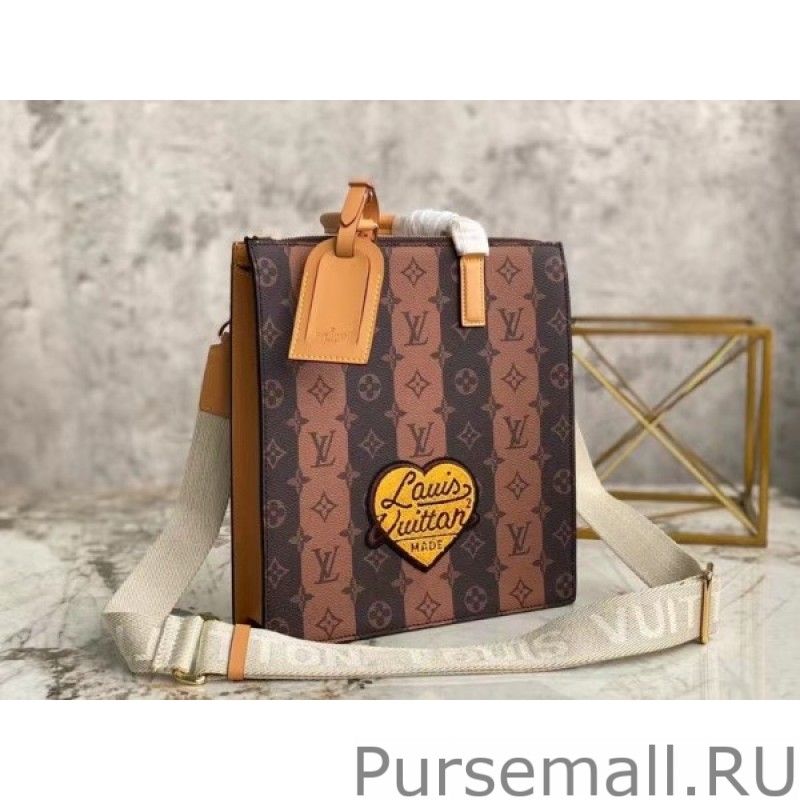 Sac Plat Cross Bag In Monogram Stripes M45969