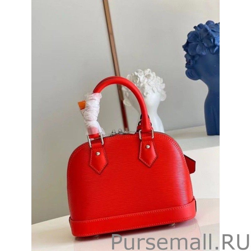 Epi Alma BB Bag With Jacquard Strap M57429