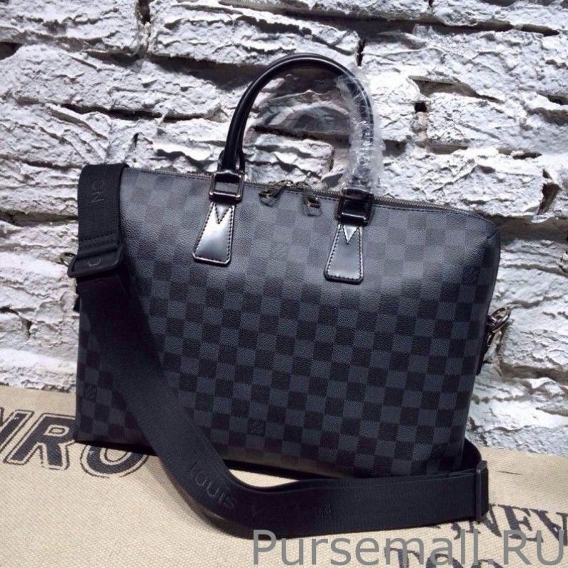 Porte-Documents Jour Damier Graphite N48224