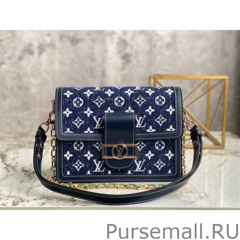 Dauphine MM Bag Monogram Denim M59631