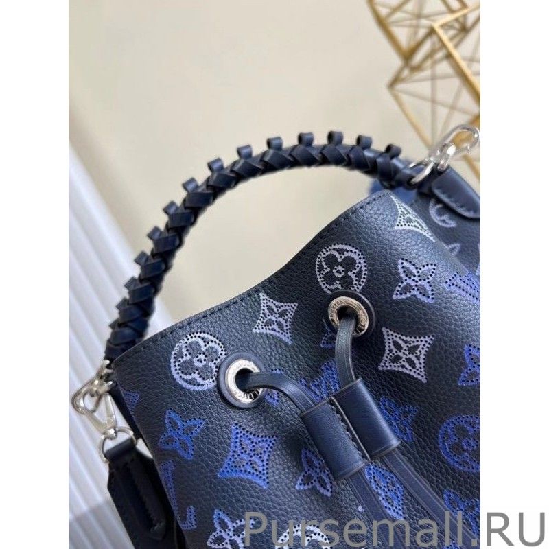 Muria Bag In Blue Mahina Leather M59554