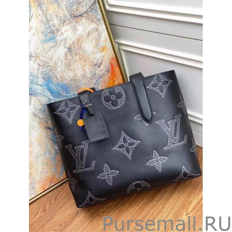 Cabas Voyage Tote Taurillon Shadow M57290