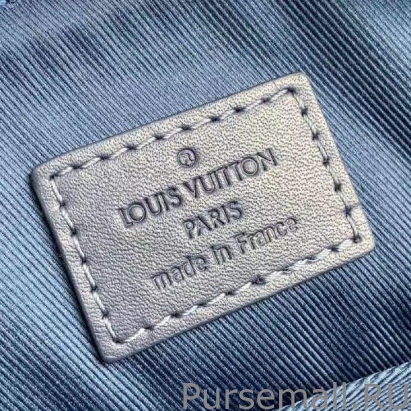 City Keepall Bag Monogram Watercolor Blue M45757