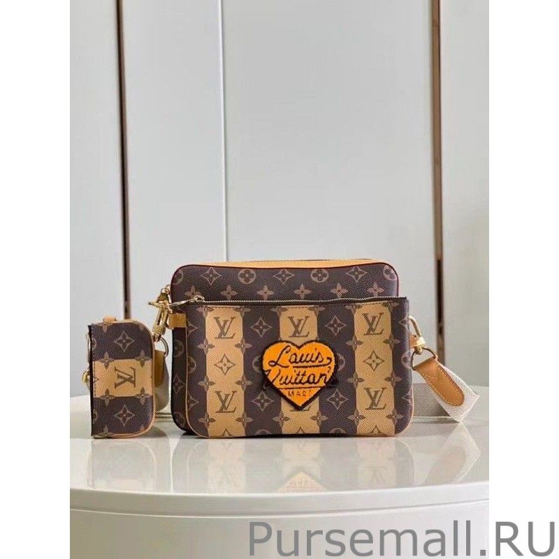 Trio Messenger Bag Monogram Stripes M45965