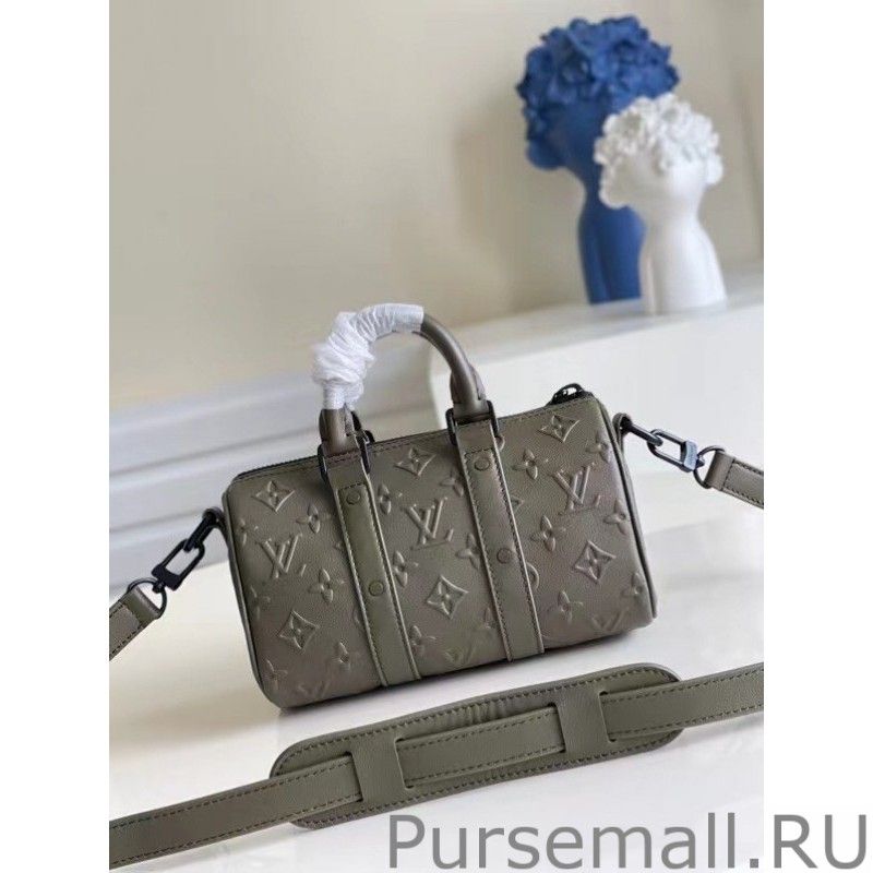 Keepall XS Bag Monogram Seal Leather M57961