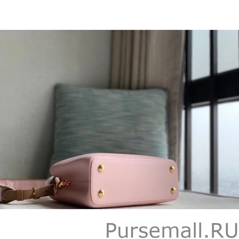 Capucines BB Bag In Pink Leather M59061