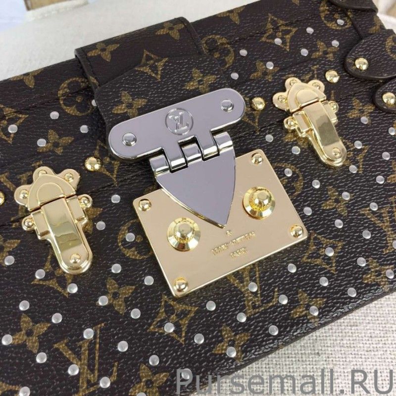 Petite Malle Studs Monogram Canvas M42527