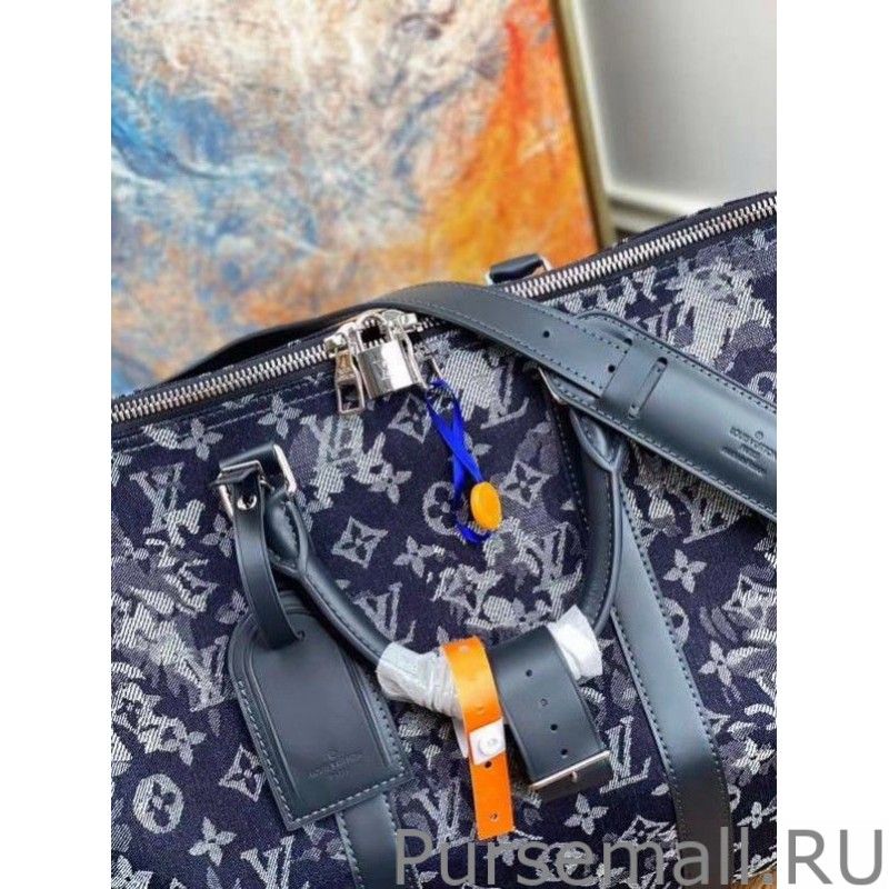Keepall Bandouliere 50 Monogram Tapestry M57285
