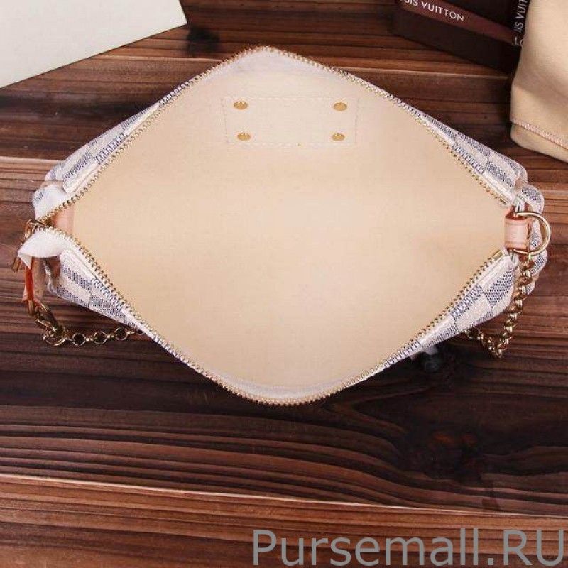 Eva Clutch Damier Azur Canvas N55214