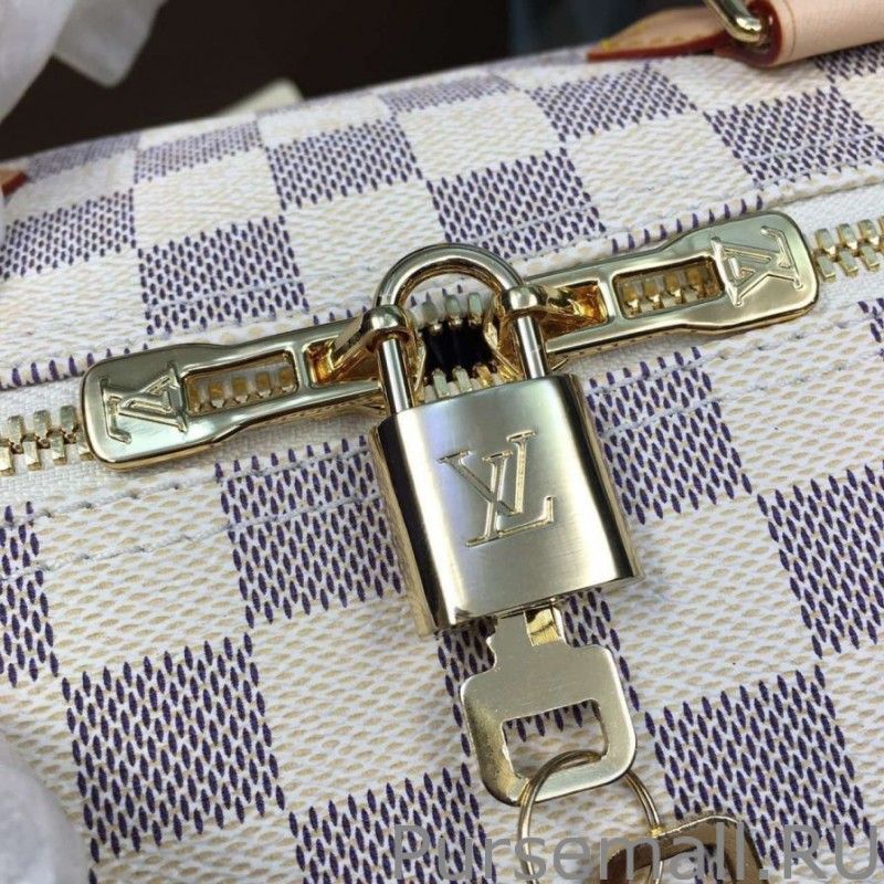 Speedy Bandoulière 35 Damier Azur N41372