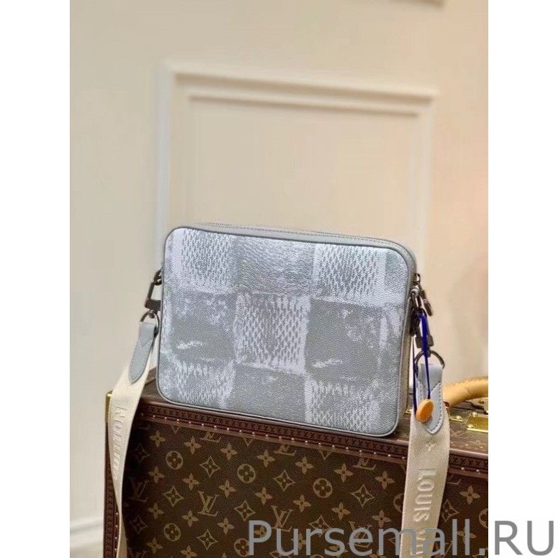 Trio Messenger Bag Damier Salt N50068