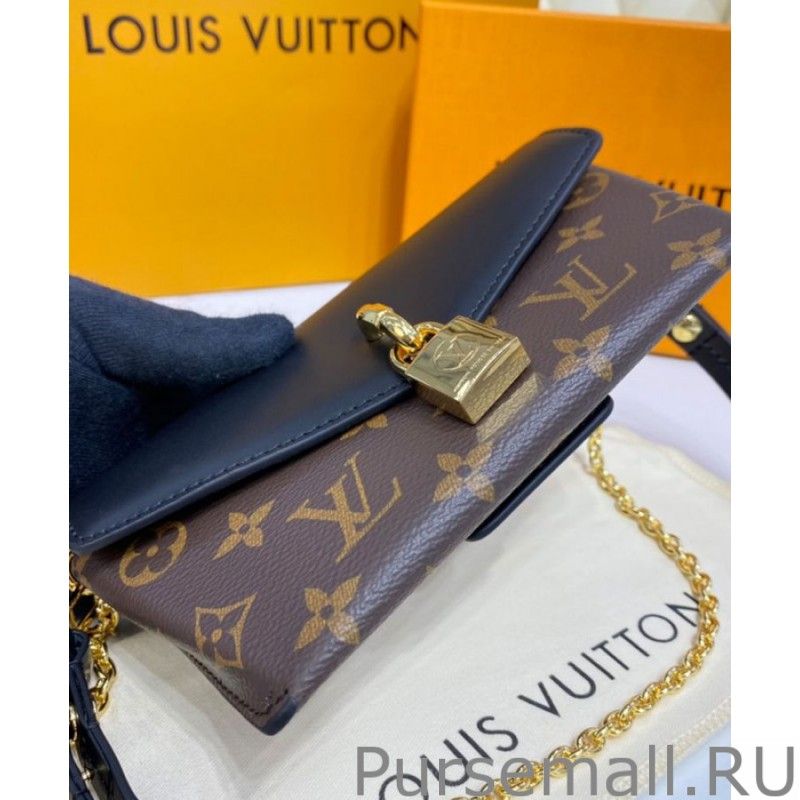 Padlock On Strap Handbags M80559 Black