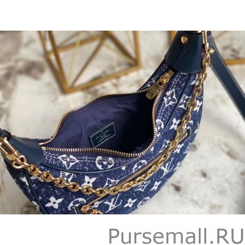 Loop Bag In Monogram Denim M81166