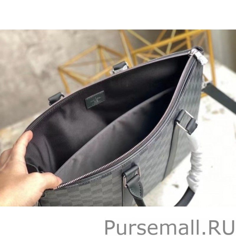 Anton Briefcase Damier Graphite N40024