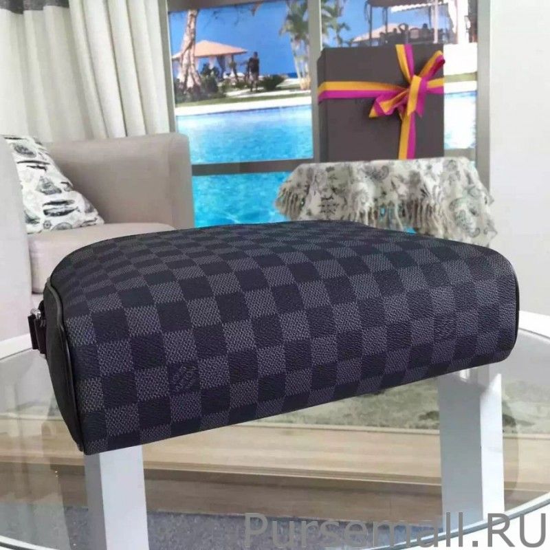 Dayton Reporter MM Damier Graphite N41409