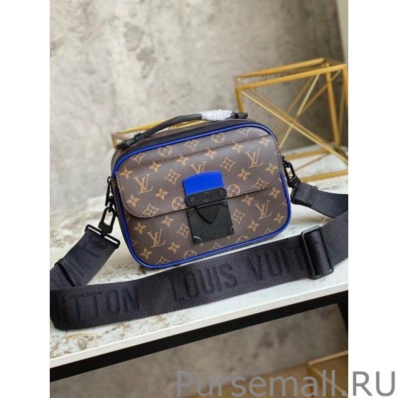 S Lock Messenger Monogram Macassar M45863