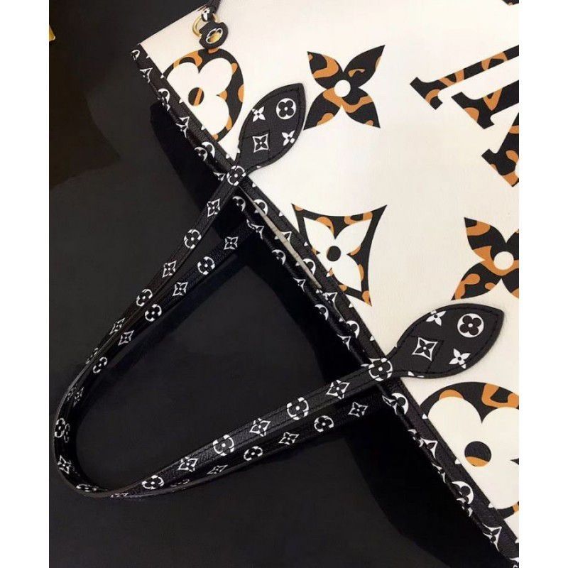 Neverfull MM Monogram Jungle Leopard Zebra m44716