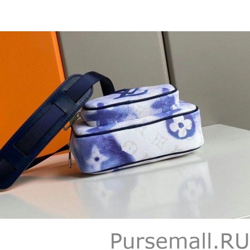 Outdoor Pouch Monogram Watercolor M45763