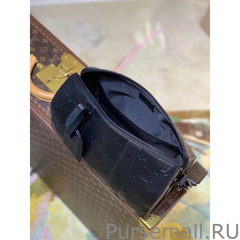 City Keepall Bag In Monogram Seal Leather M57955