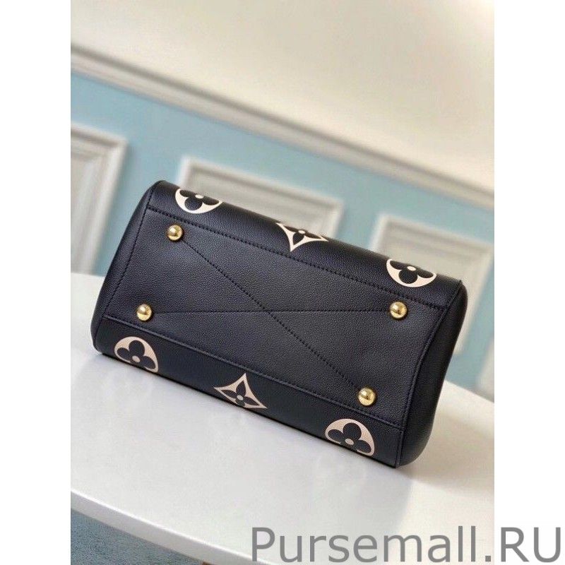 Montaigne MM Bag In Black Leather M45499