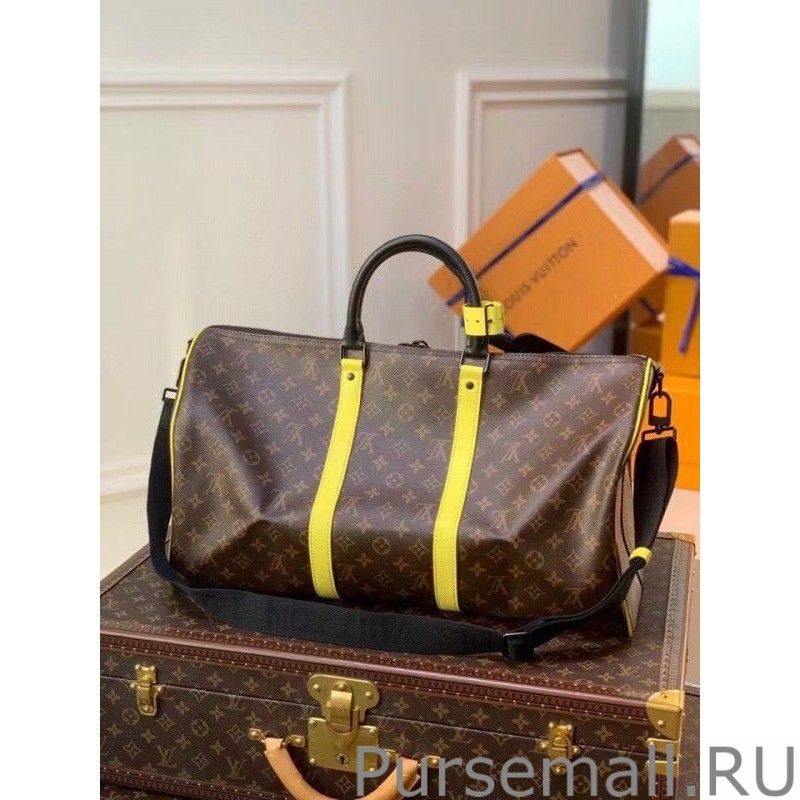 Keepall Bandouliere 50 Bag Monogram Yellow M45866