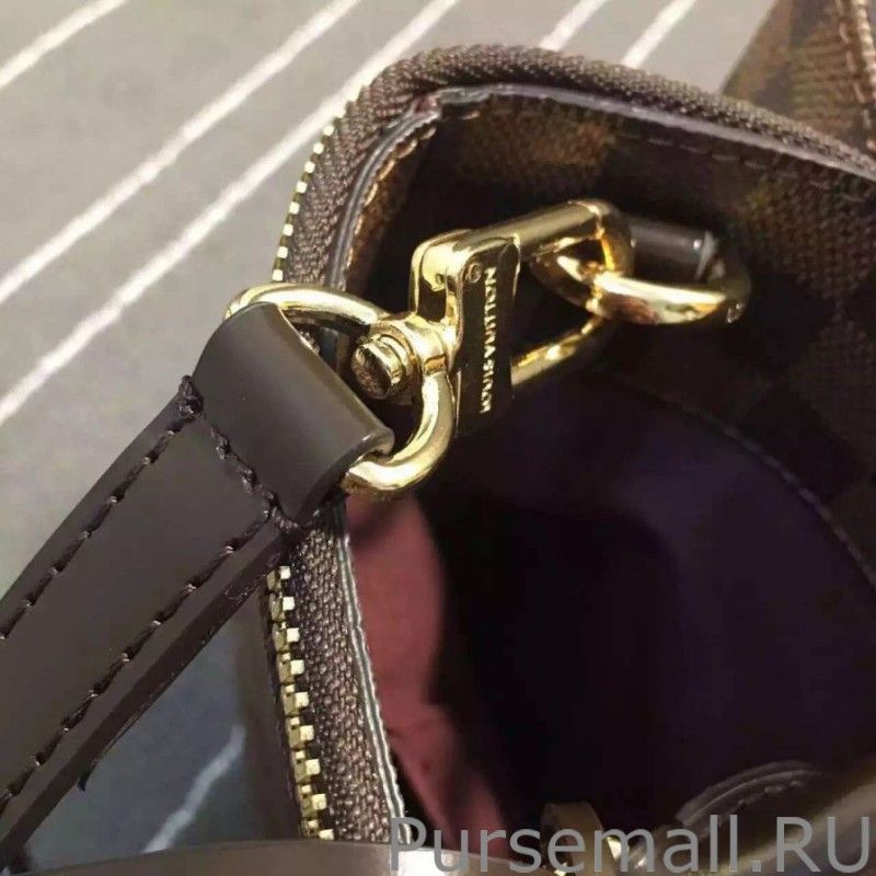 Brompton Bag Damier Ebene Canvas N41582