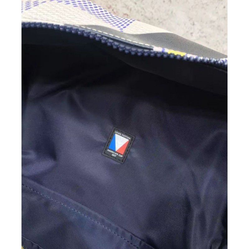 Apollo Backpack Damier Azur N44017 White