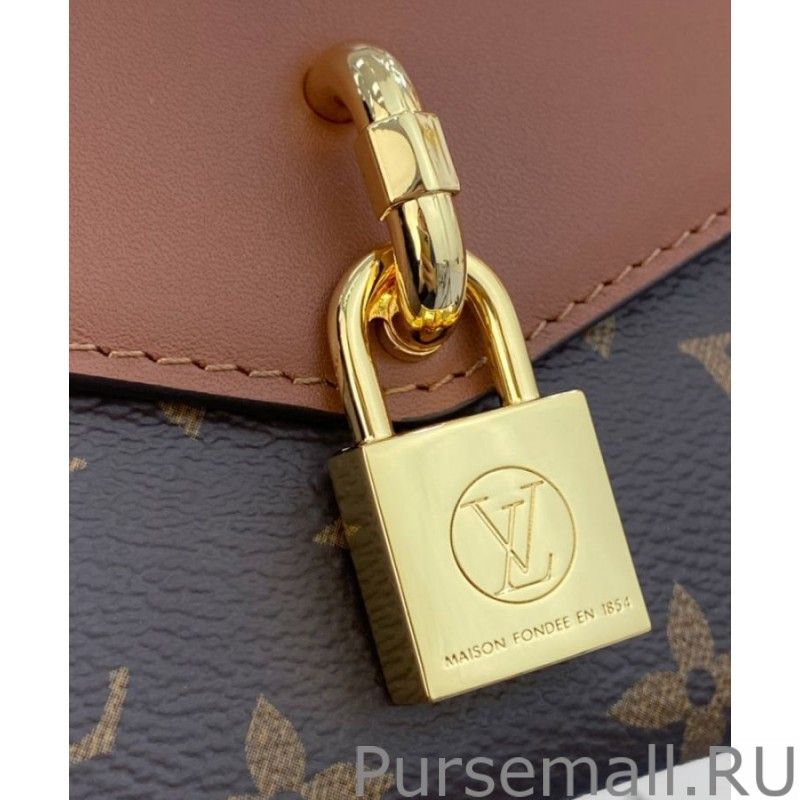 Padlock On Strap Handbags M80763 Brown
