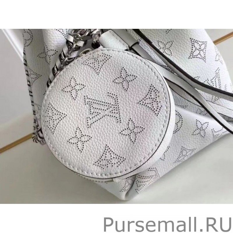 Bella Bag In White Mahina Leather M58480