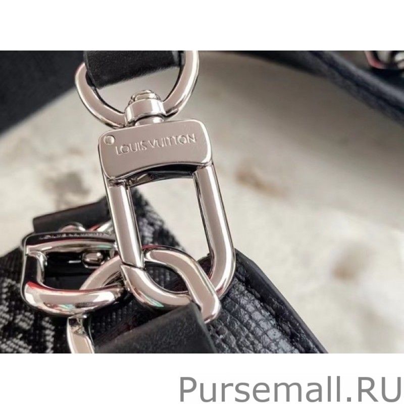 Trio Pouch Monogram Denim Leather M81013