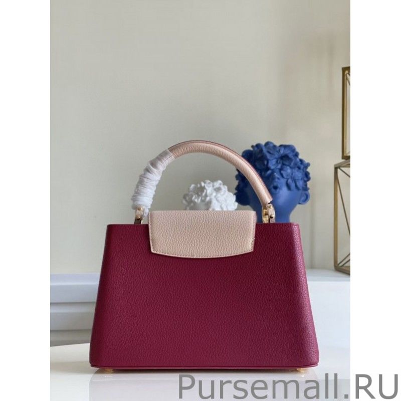 Capucines MM Bag In Bicolor Leather M58610