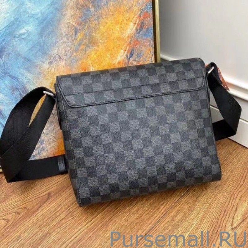 New Flap Messenger Damier Graphite N40418