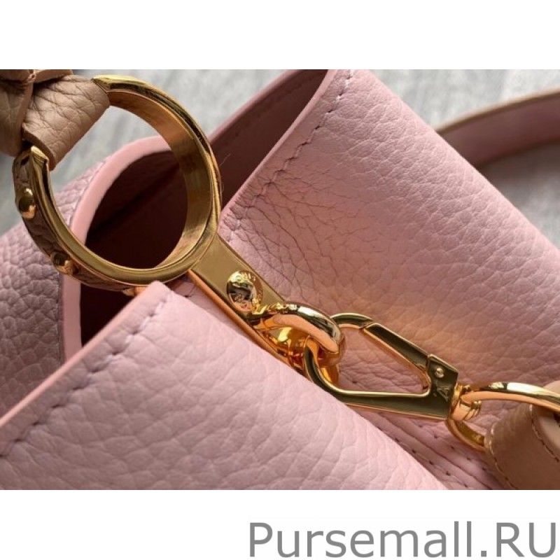 Capucines BB Bag In Pink Leather M59061