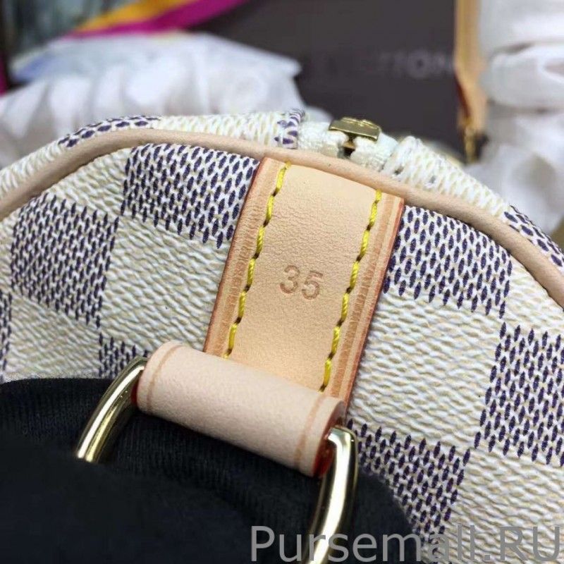 Speedy Bandoulière 35 Damier Azur N41372