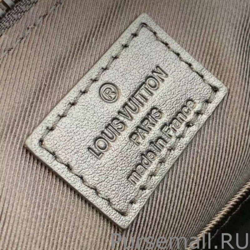 City Keepall Bag In Monogram Seal Leather M57955