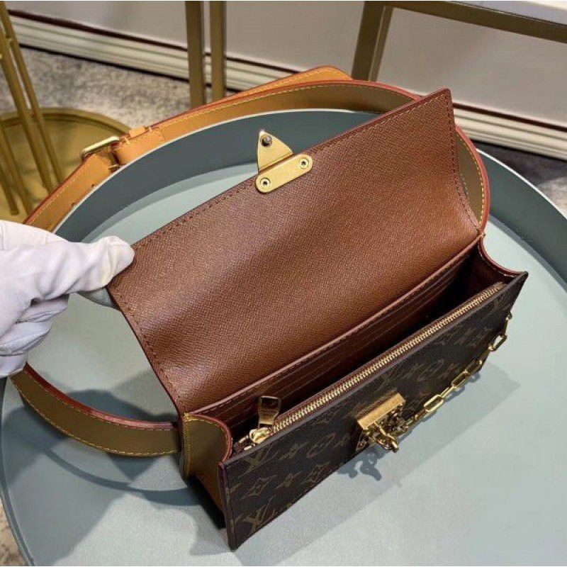 S Lock Belt Pouch PM Bag Monogram Canvas M44667