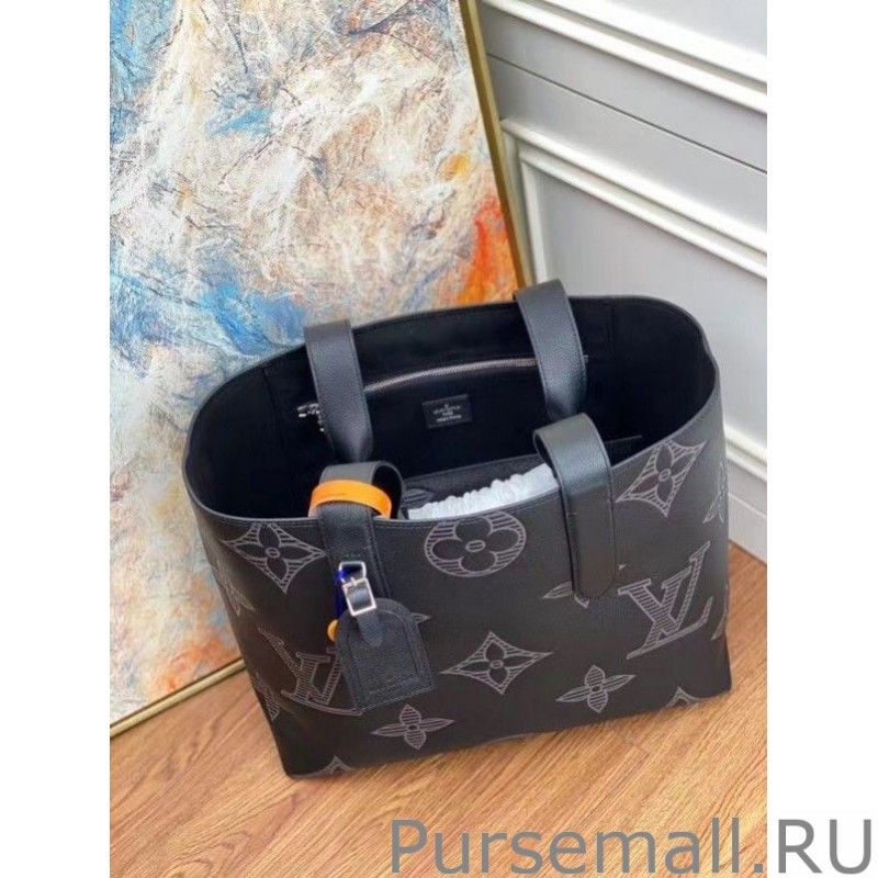 Cabas Voyage Tote Taurillon Shadow M57290