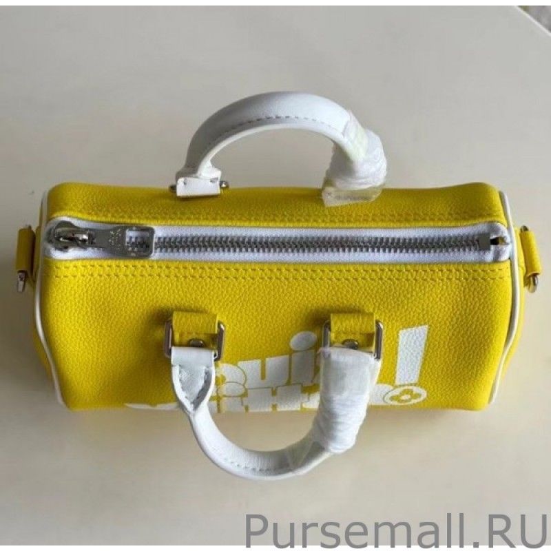 Keepall XS Bag In Yellow Leather M80842