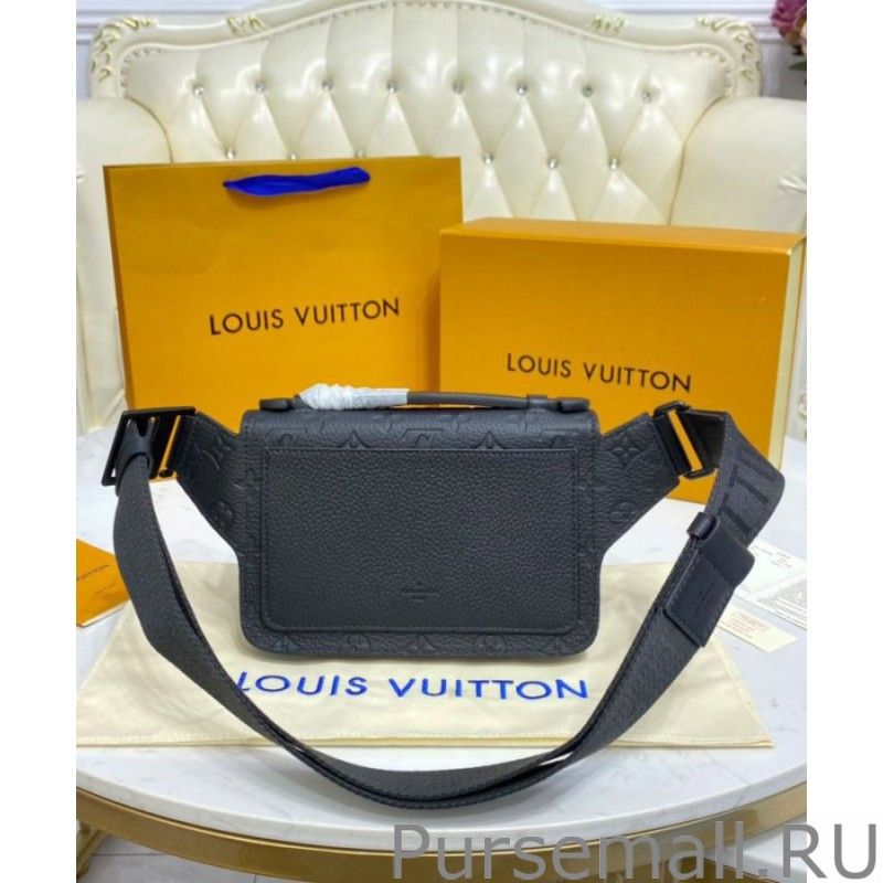 S Lock Sling Bag M58487 Black