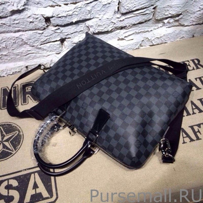 Porte-Documents Jour Damier Graphite N48224