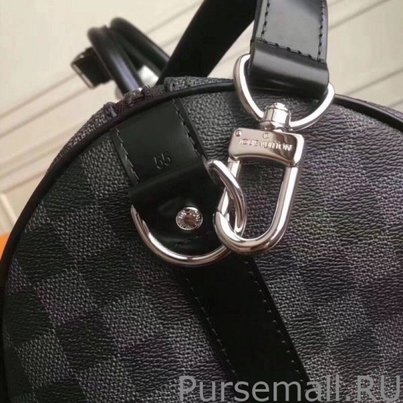 Keepall Bandoulière 55 Damier Graphite N41413