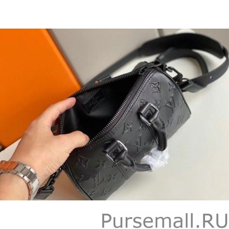 Keepall XS Bag Monogram Seal Leather M57960