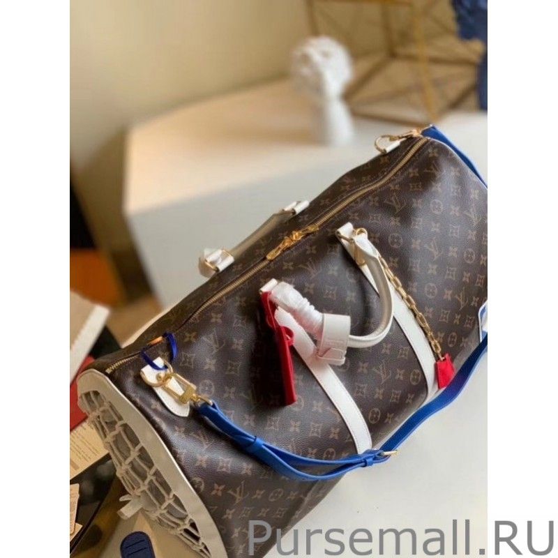 LV x NBA Basketball Keepall 55 M45587